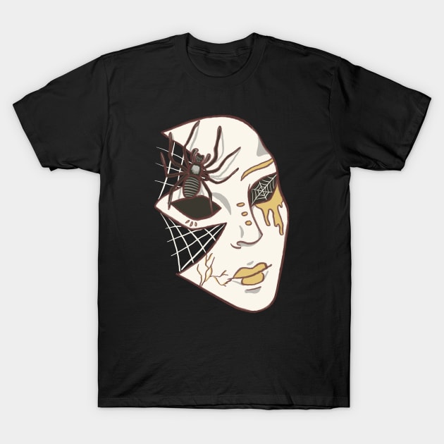 Masquerade Mask T-Shirt by danyellysdoodles